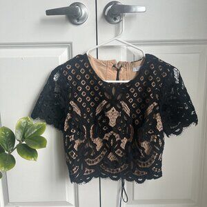 Tobi Forever Lace Co-Ord set (M Top L Skirt)